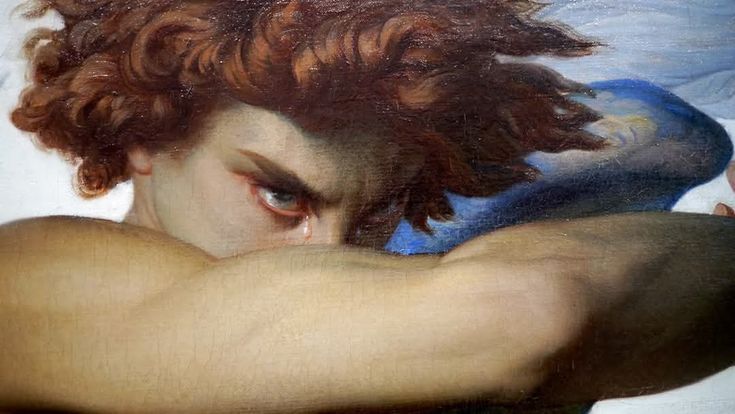 Detail, Alexandre Cabanel, Fallen Angel