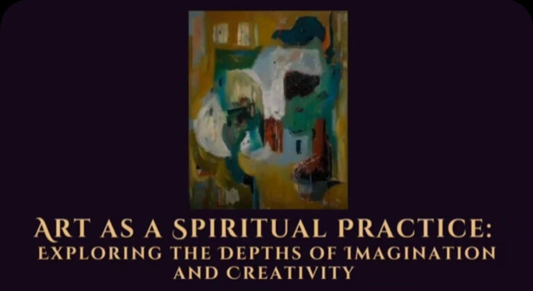 Abstract painting King and Qeen love and title Art not meant to conform, but to reveal